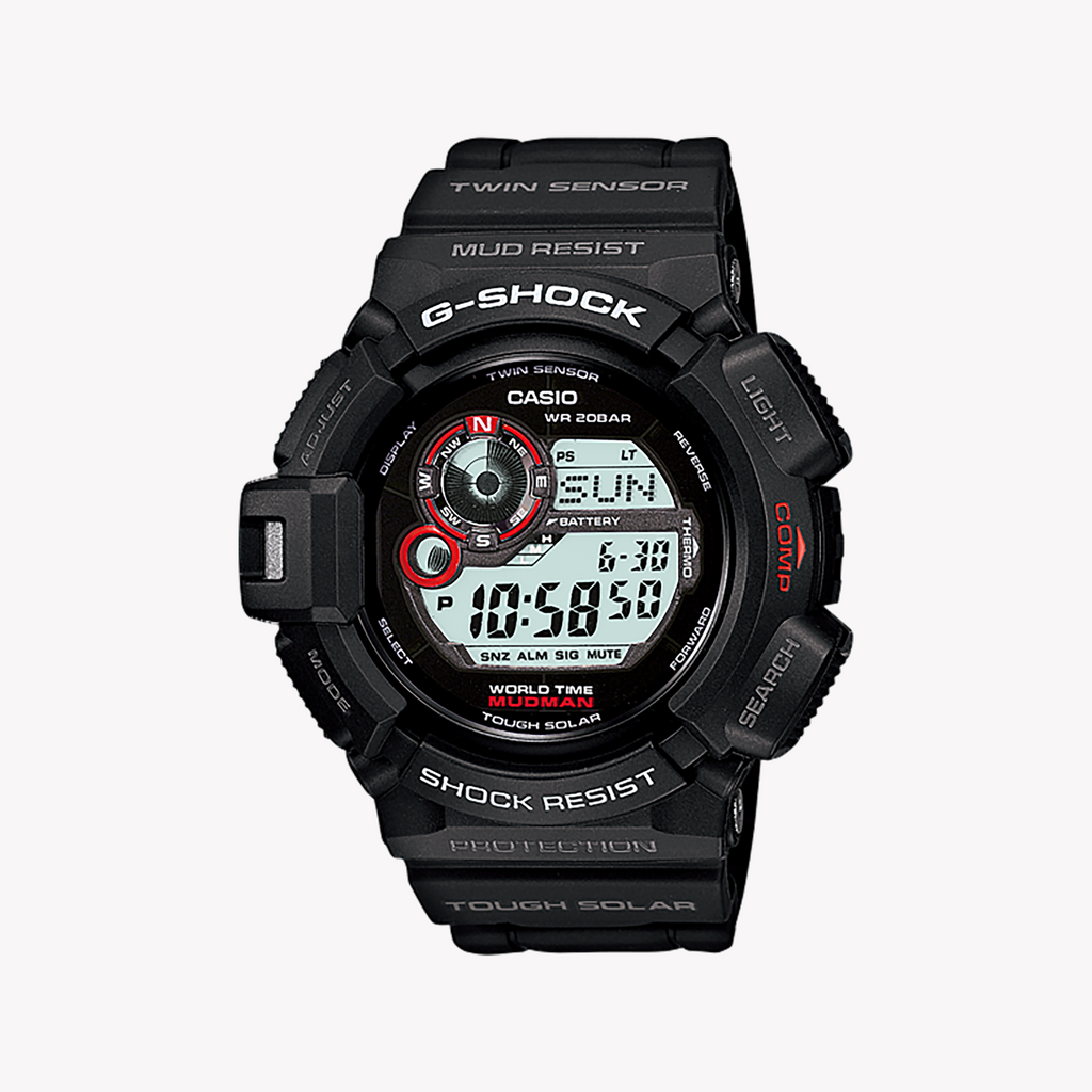 CASIO G-SHOCK G-9300-1DR ADVENTURE PRO - RUGGED MEN'S TIMEPIECE WITH DIGITAL COMPASS & WATER RESISTANCE