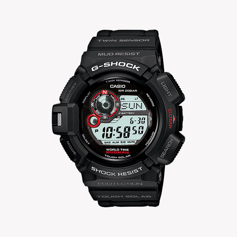 Casio G-Shock G-9300-1dr Adventure Pro - Rugged Men's Timepiece With Digital Compass & Water Resistance by i-watch