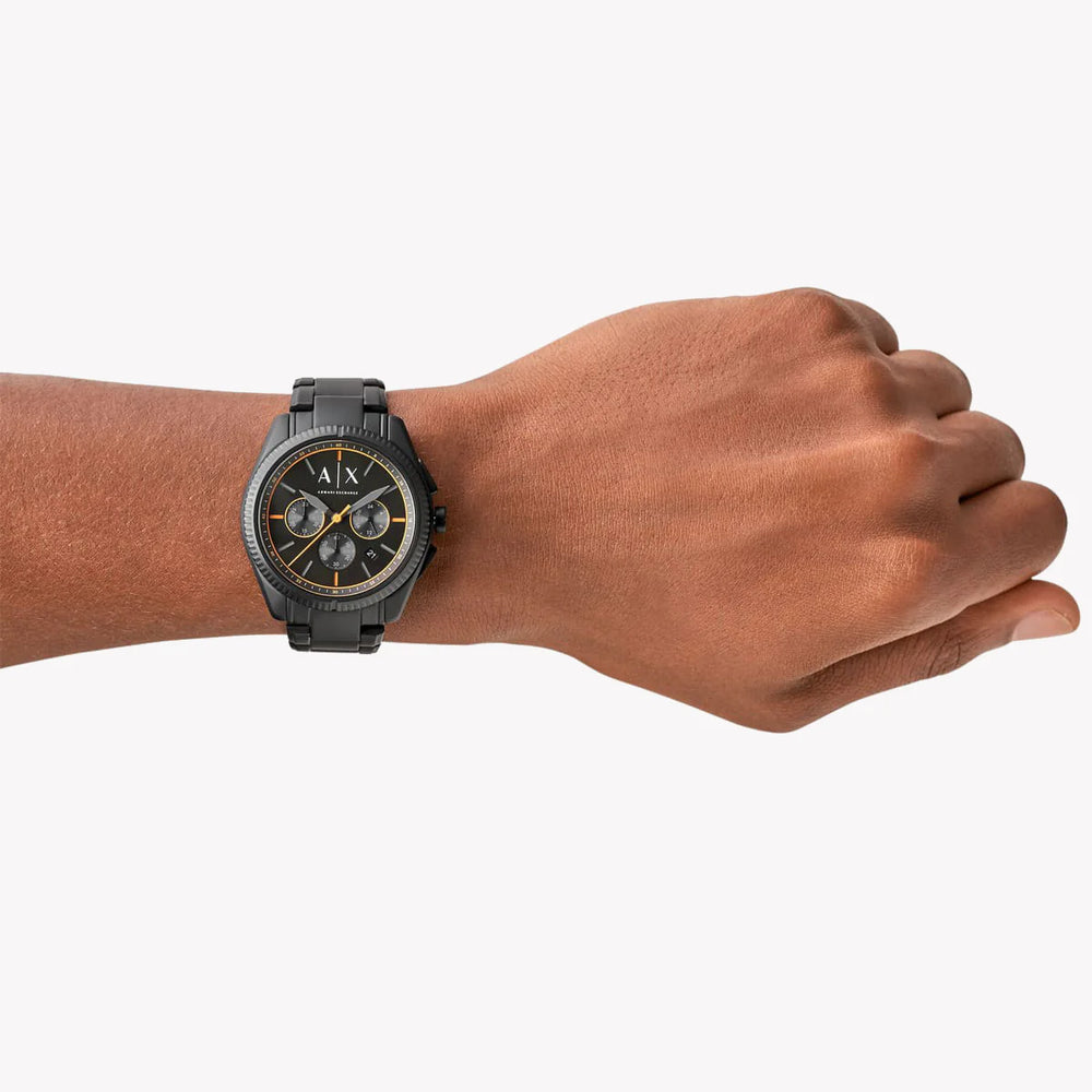 ARMANI EXCHANGE AX2852 BOLD SOPHISTICATION - MEN'S BLACK STAINLESS STEEL WATCH-i-Watch-4