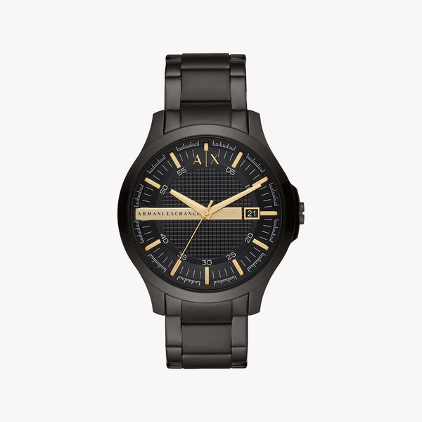 Armani Exchange Men's Black Stainless Steel Watch, Black Dial | Ax2413