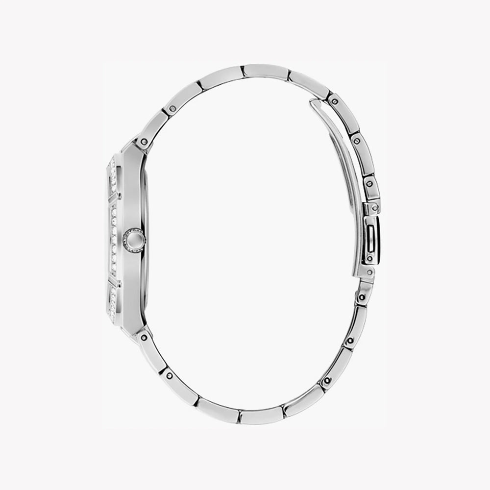 Guess Women's Silver Stainless Steel, Blue Dial | Gw0033l7 by i-watch