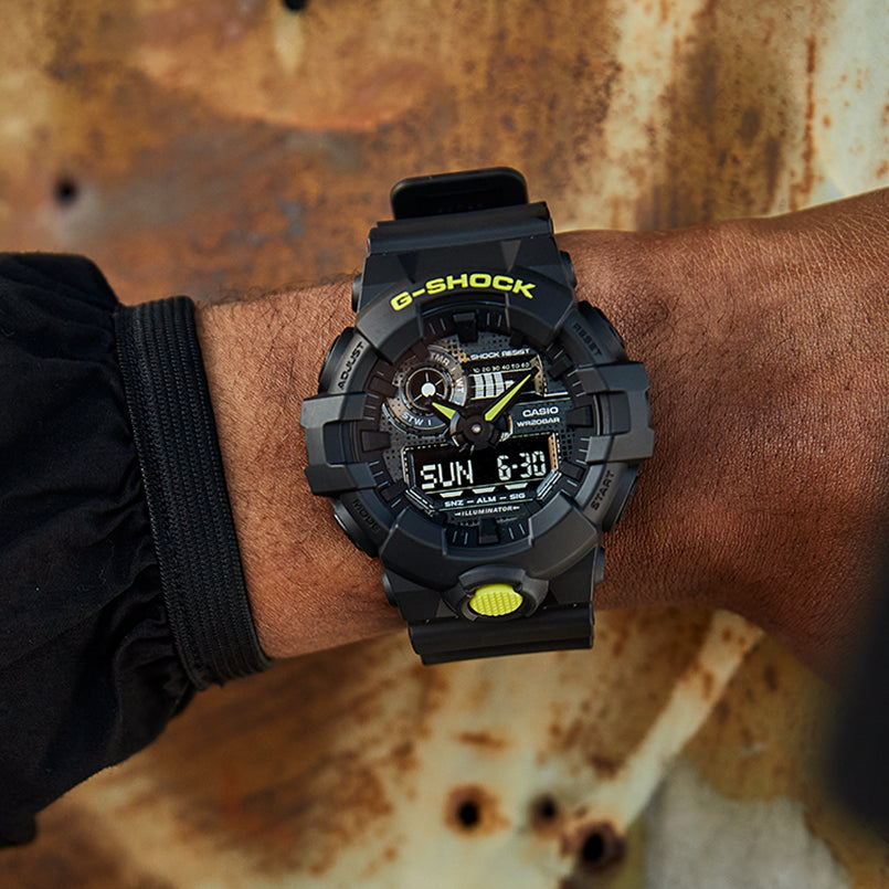 CASIO G-SHOCK GA-700DC-1ADR - BOLD ADVENTURER MEN'S WATCH with Sleek Black Resin Band & Digital Display-i-Watch-5