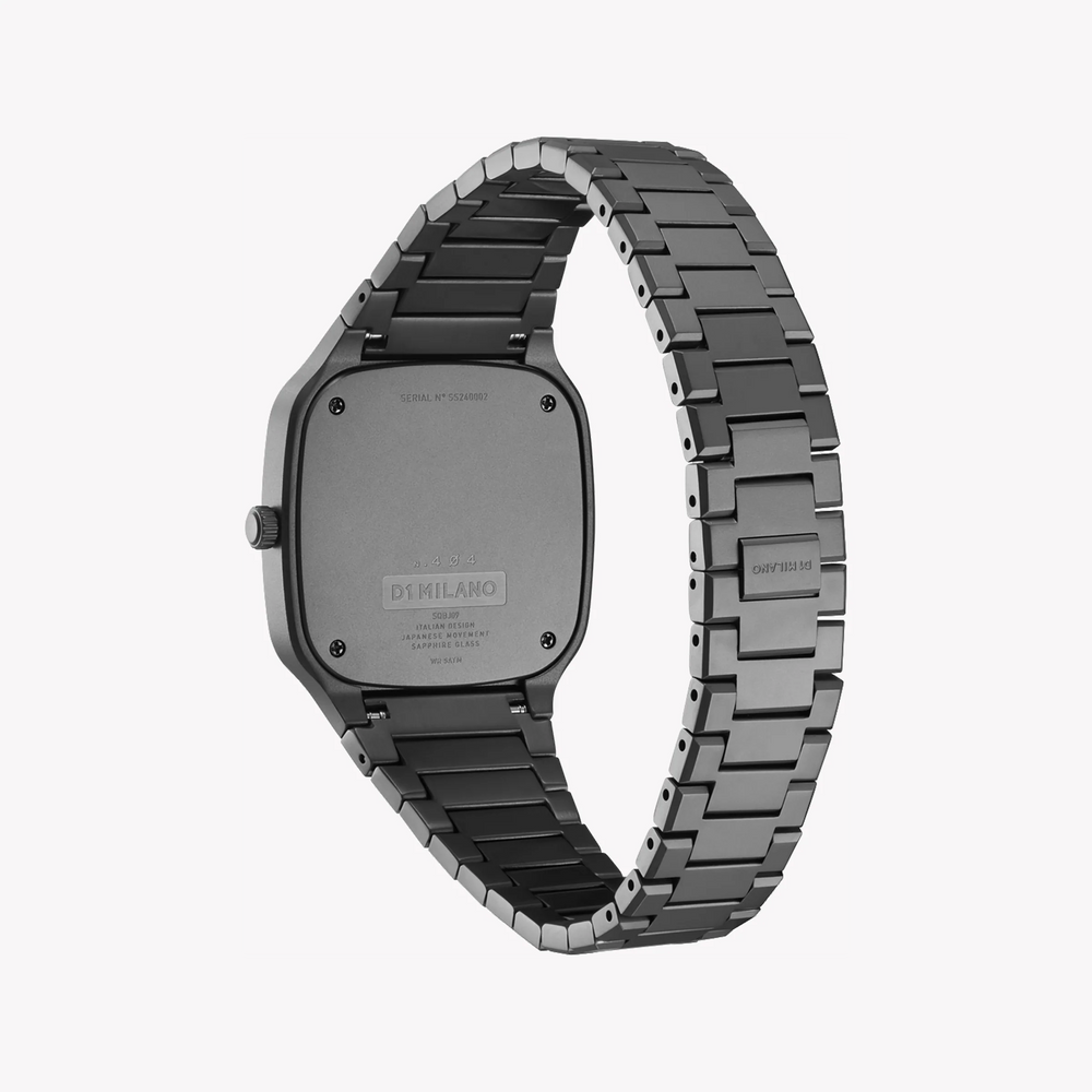 Bold Performance Unisex Black Stainless Steel Watch | D1-SQBJ08 by i-watch