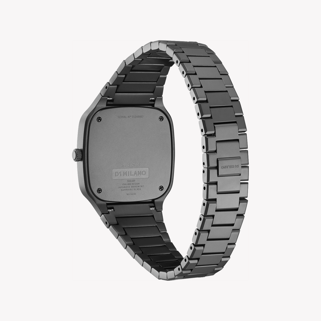 D1 MILANO D1-SQBJ08 Unisex Black Stainless Steel Watch-i-Watch-3