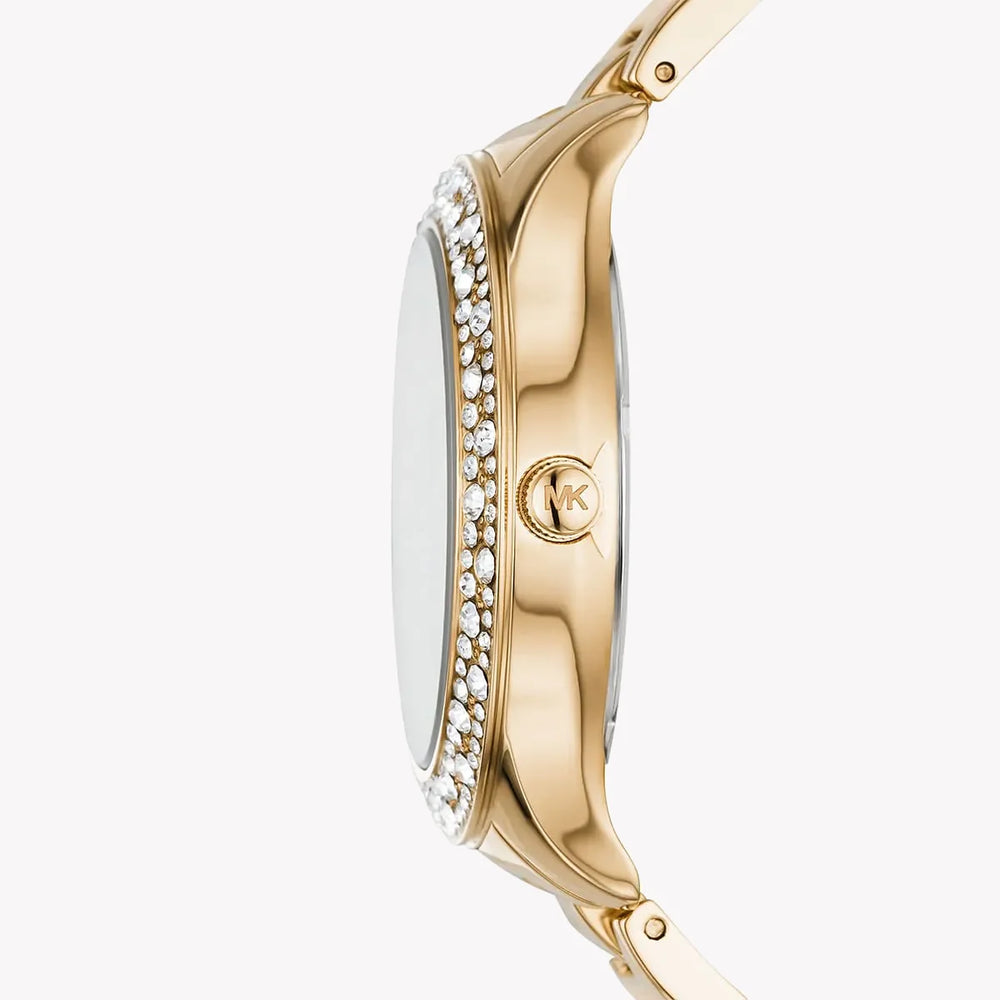 Michael Kors Women's Gold Stainless Steel Watch, White Dial | Mk4555 by i-watch