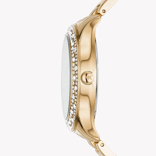 Michael Kors Women's Gold Stainless Steel Watch, White Dial | Mk4555 by i-watch