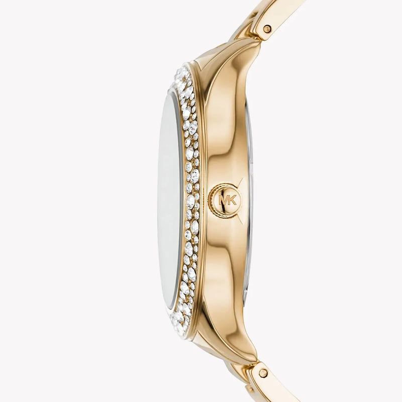 Michael Kors Women's Gold Stainless Steel Watch, White Dial | Mk4555 by i-watch