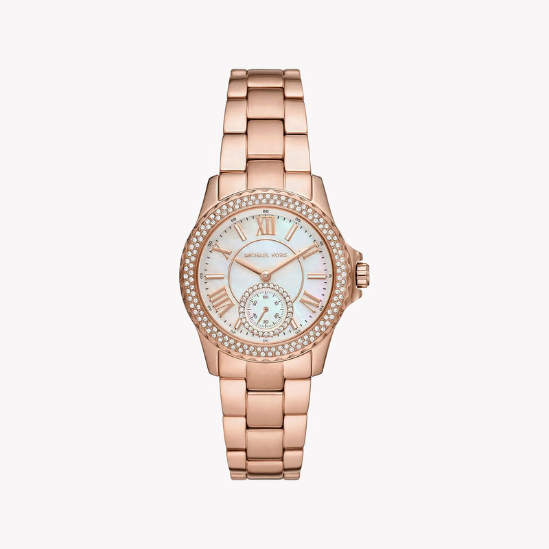 Michael Kors Women's Rose Gold Watch, White Dial | Mk7364 by i-watch