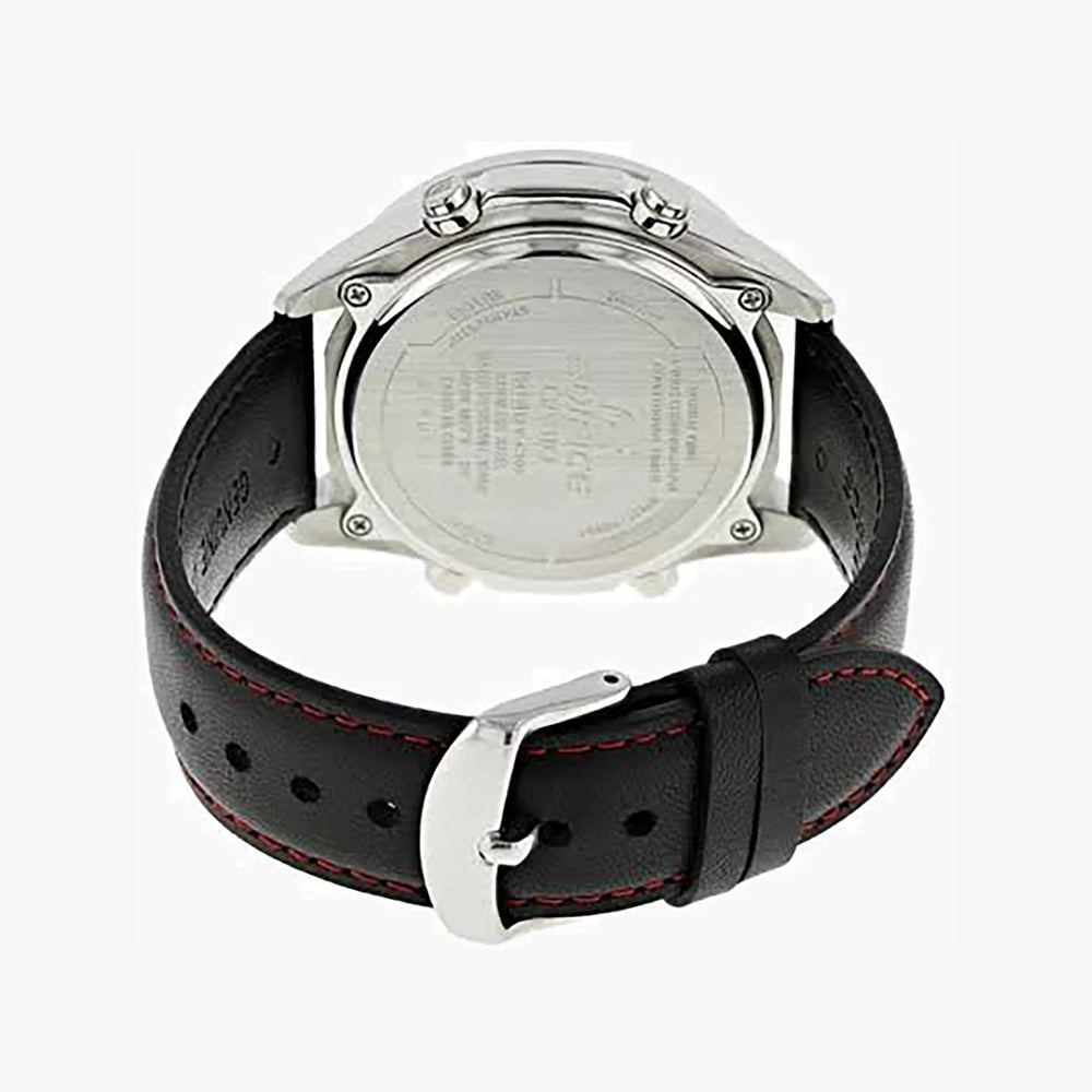 Casio Edifice Efv-C100l-1avdf - Timeless Adventure Men's Watch With Black Dial & Leather Band by i-watch