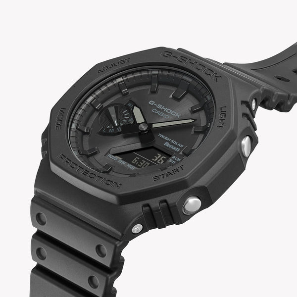 Casio Men's Black Resin Watch, Carbon Case | Ga-B2100-1a1er by i-watch