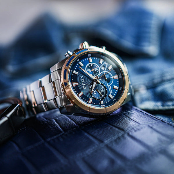 Citizen Men's Stainless Steel & Blue Dial Watch | An8206-53l by i-watch