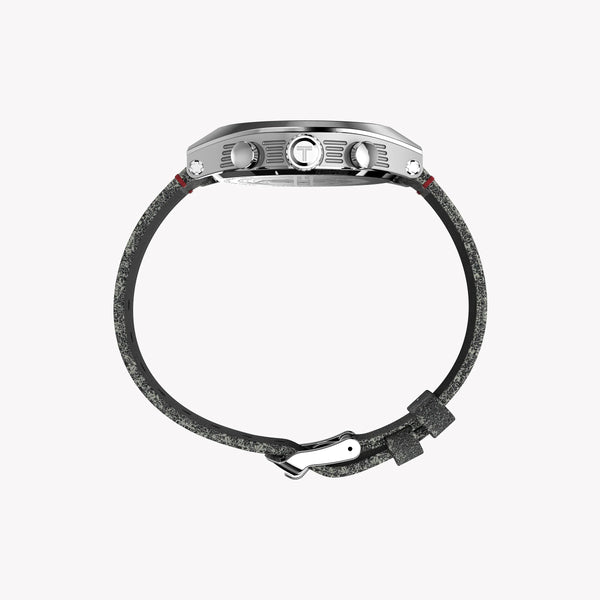 Timex Men's Legacy Tonneau, Black Dial/Black Leather | Tw2u14100zv by i-watch