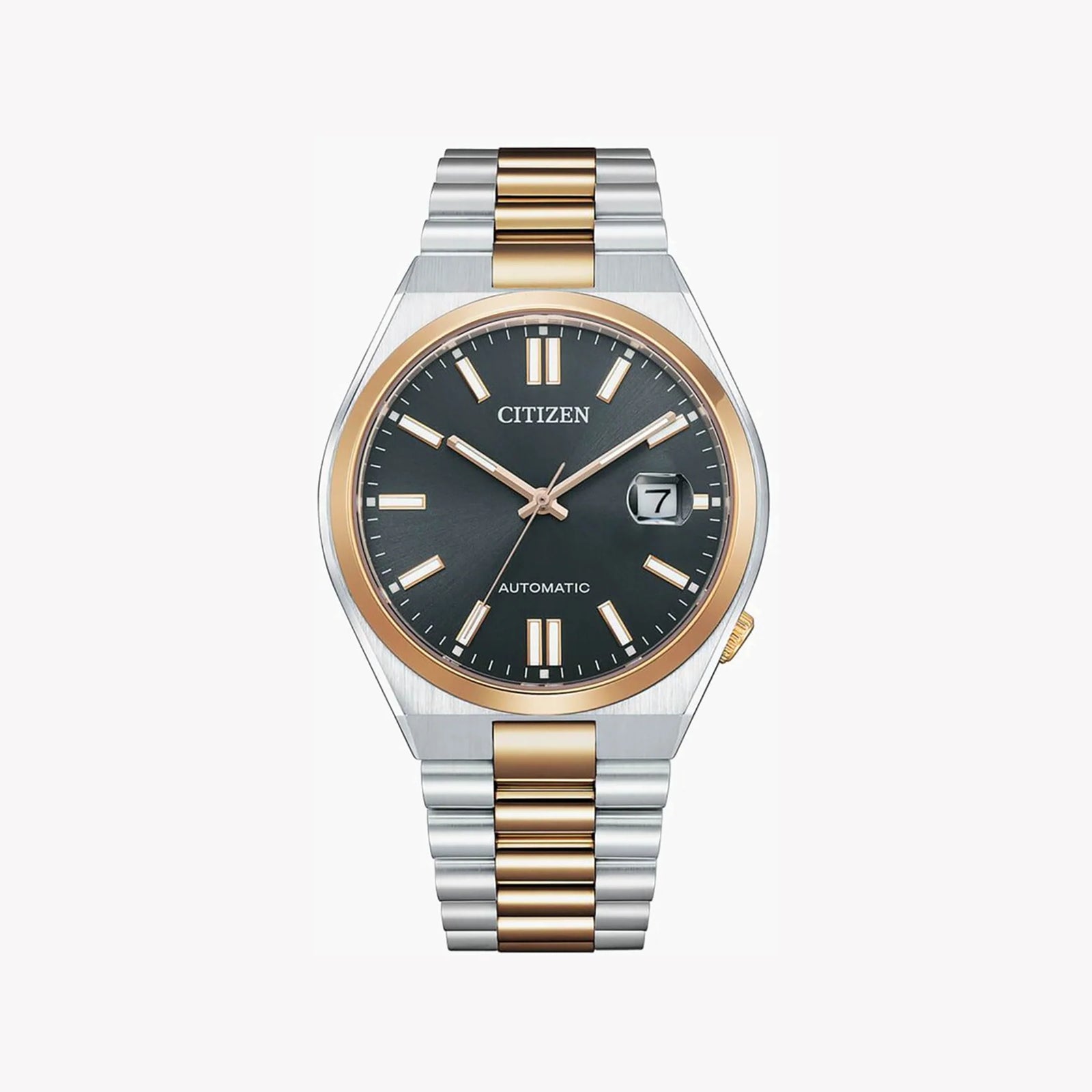 Citizen Nj0154-80h Automatic - Elegant Timepiece For Modern Men In Silver & Rose Gold by i-watch