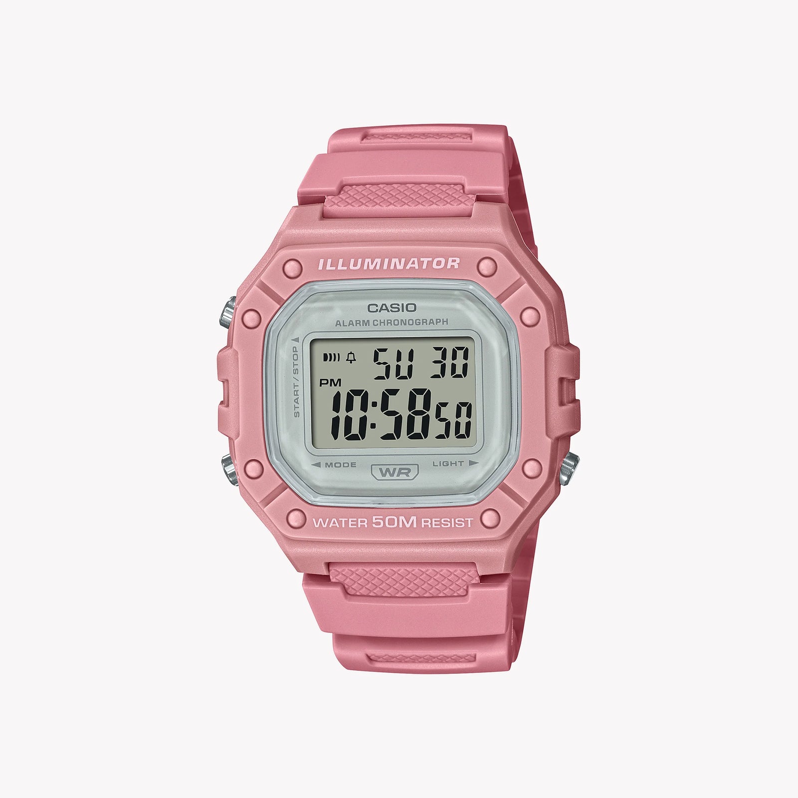 Casio Unisex Pink Resin Watch, Quartz Movement | Skuw-218hc-4a by i-watch