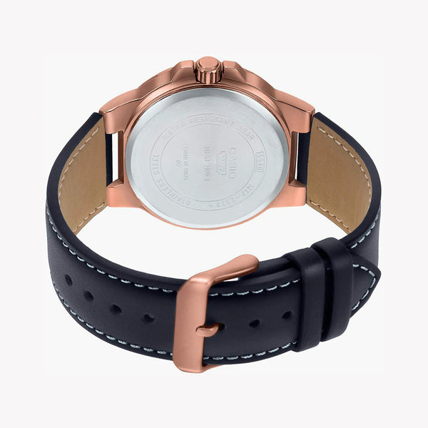 CASIO MTP-E173RL-5AVEF - TIMELESS ELEGANCE MEN'S WATCH WITH ROSE GOLD FINISH & LEATHER STRAP-i-Watch-2