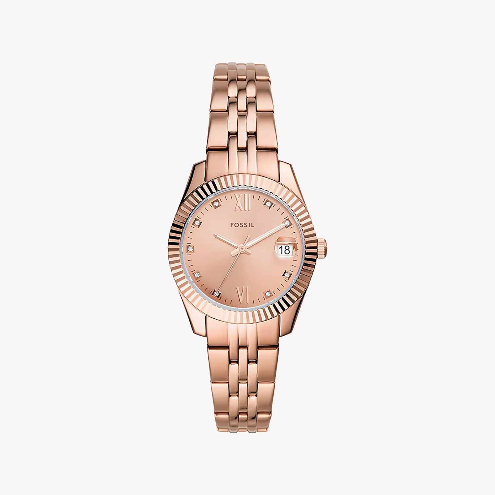 Fossil Women's Rose Gold Watch, Stainless Steel | Es4898 by i-watch