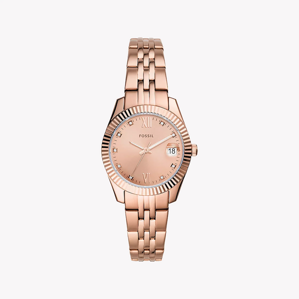 Fossil Women's Rose Gold Watch, Stainless Steel | Es4898 by i-watch