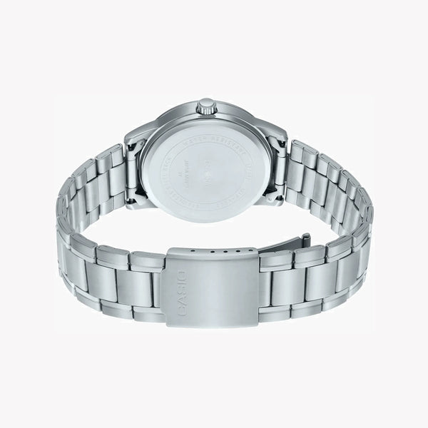 Casio Mtp-V002d-2b3udf - Elegant Sporty Timepiece For Every Adventure Men's Watch With Silver BAnd and Blue Dial by i-watch
