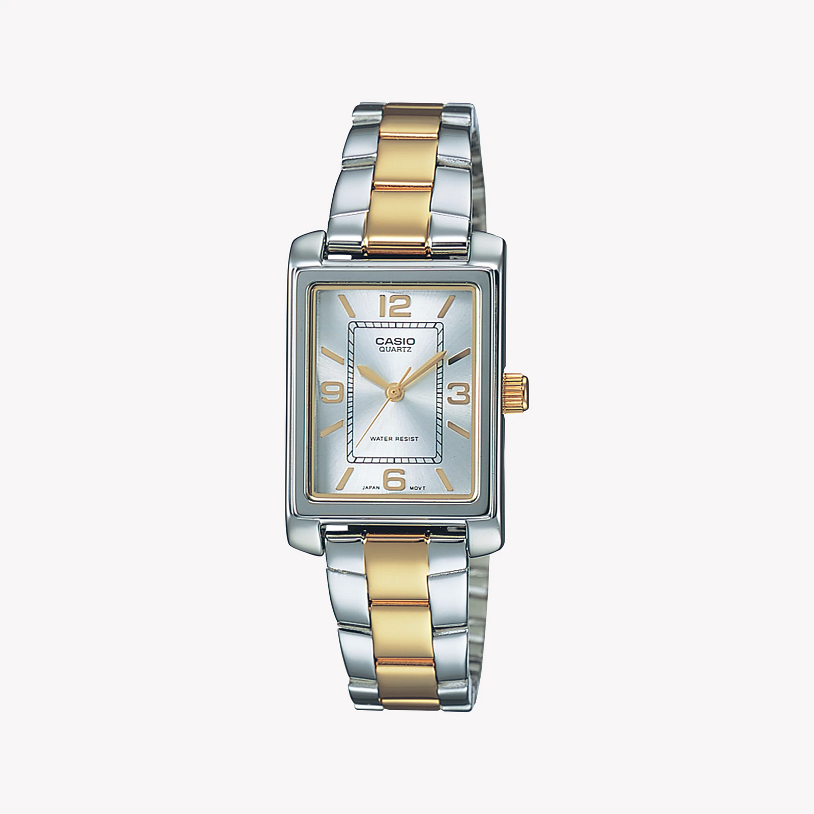 Casio Women's Silver Stainless Steel Watch, Silver Dial | Ltp-1234psg-7aeg by i-watch