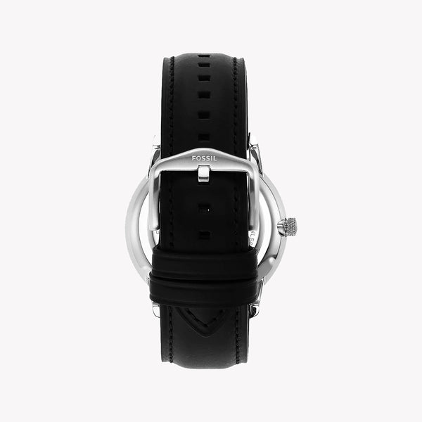 Fossil Men's Silver Watch, Black Dial | Fs5904 by i-watch