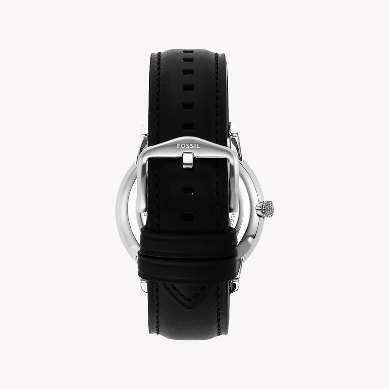 Fossil Men's Silver Watch, Black Dial | Fs5904 by i-watch