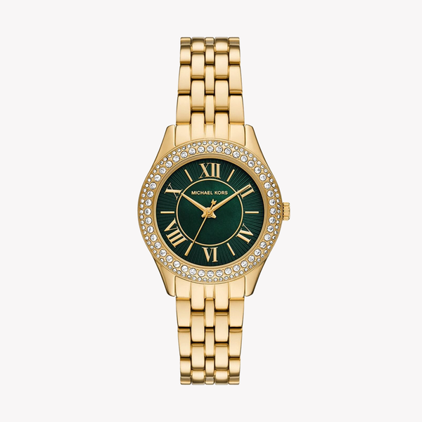 MICHAEL KORS Women's Gold & Green Stainless Steel Watch | MK4870 by i-watch