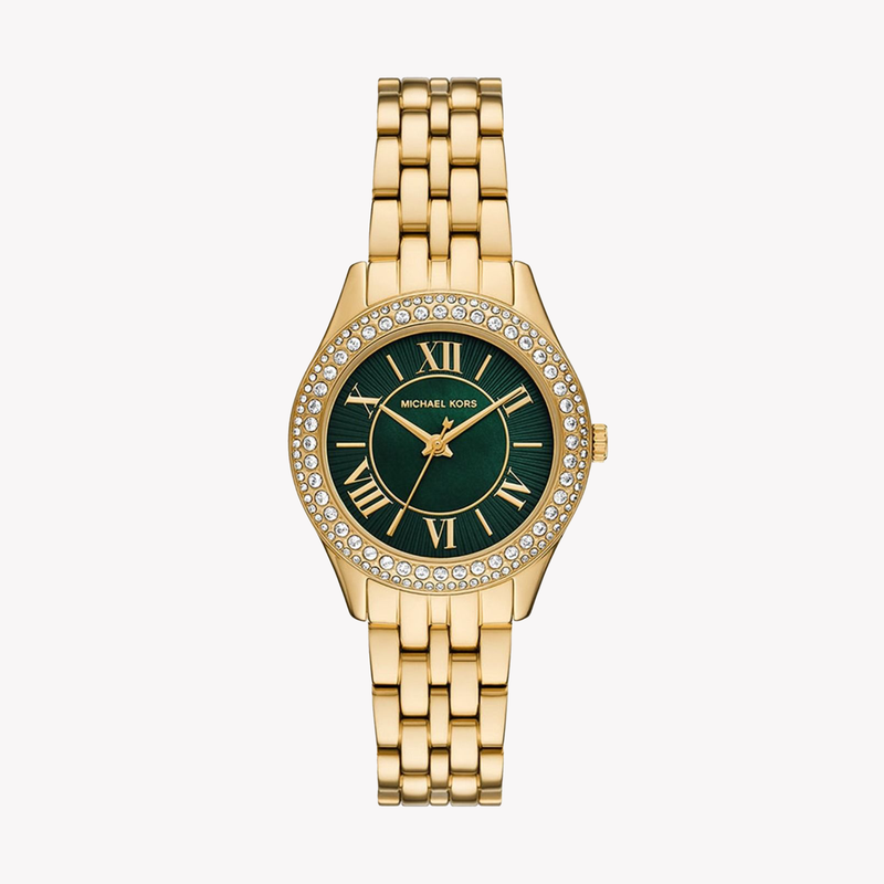 MICHAEL KORS Women's Gold & Green Stainless Steel Watch | MK4870 by i-watch