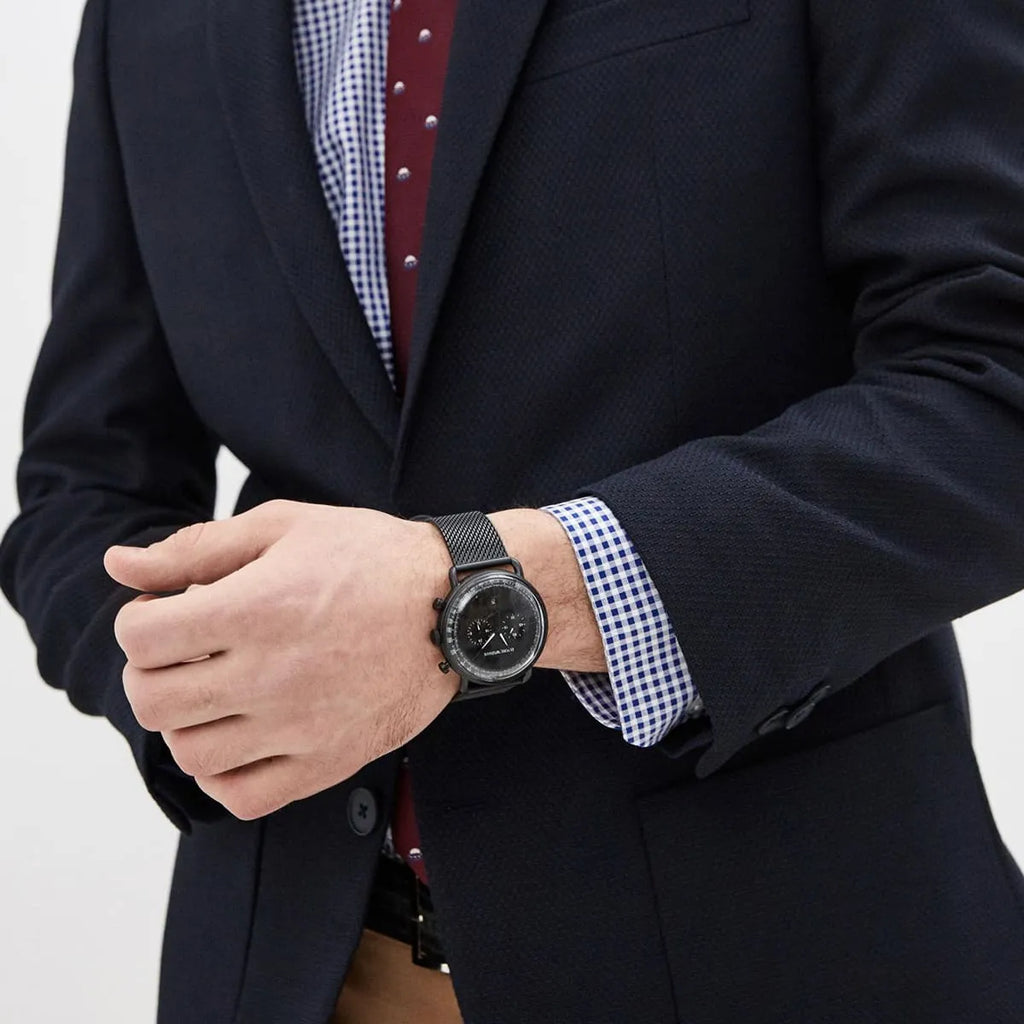 EMPORIO ARMANI AR11264 BOLD BLACK - MEN'S STAINLESS STEEL WATCH WITH STRIKING DESIGN-i-Watch-4