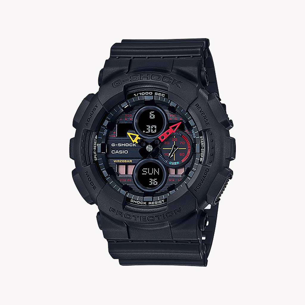 CASIO G-SHOCK GA-140BMC-1ADR ADVENTURE READY - MEN'S RUGGED TIMEPIECE WITH BLACK RESIN BAND
