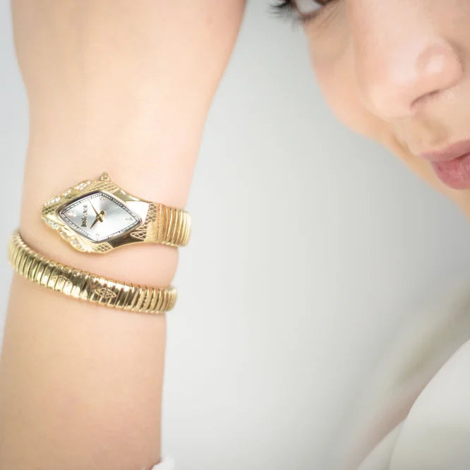 JUST CAVALLI Women's Watch with Gold Stainless Steel Case and Gold Stainless Steel Band-i-Watch-2