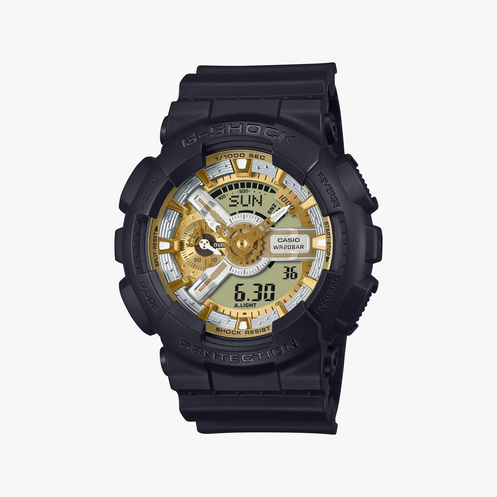 G-Shock Men's Black Resin Watch, Digital Dial | Ga-110cd-1a9dr by i-watch