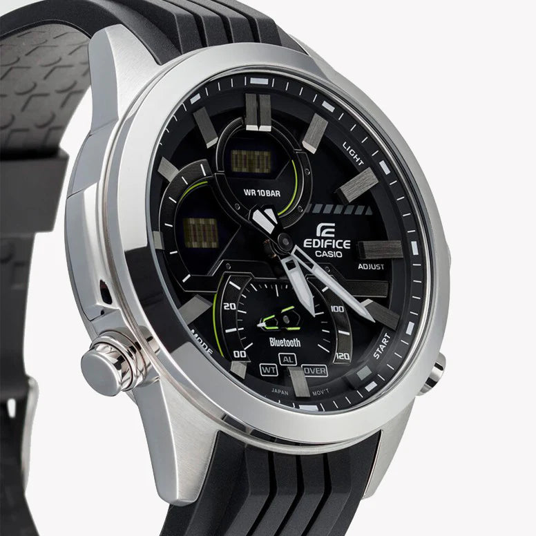 EDIFICE ECB-30P-1AEF - DYNAMIC VERSATILITY MEN'S WATCH WITH SLEEK DESIGN & PRECISION MOVEMENT-i-Watch-3
