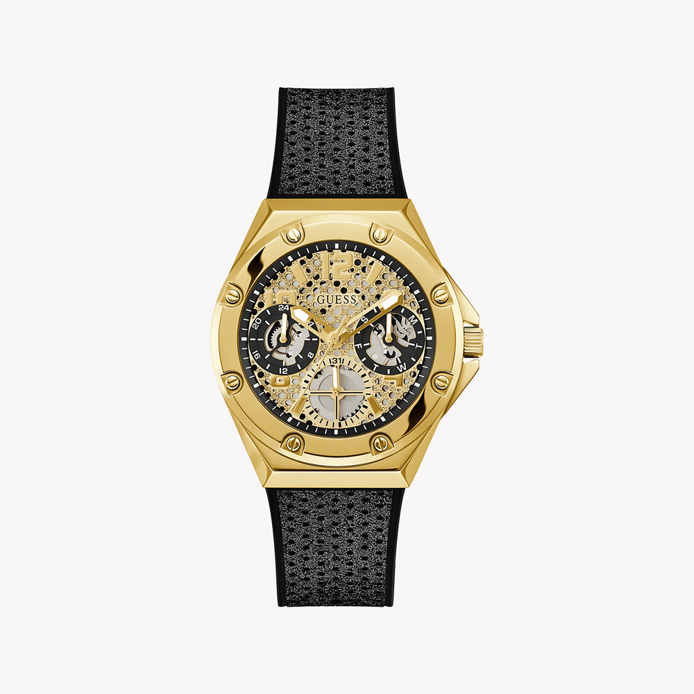 Guess Women's Gold Watch, Multicolor Dial | Gw0620l2 by i-watch