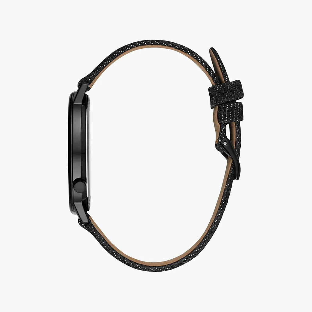 GUESS V1011M2 - BOLD TIMEPIECE FOR THE MODERN MAN: STYLISH BLACK WATCH WITH TEXTILE LEATHER BAND-i-Watch-2