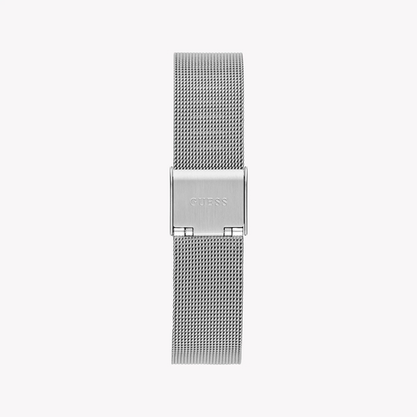 Guess Women's Silver Mesh Watch, Blue Dial | Gw0768l1 by i-watch