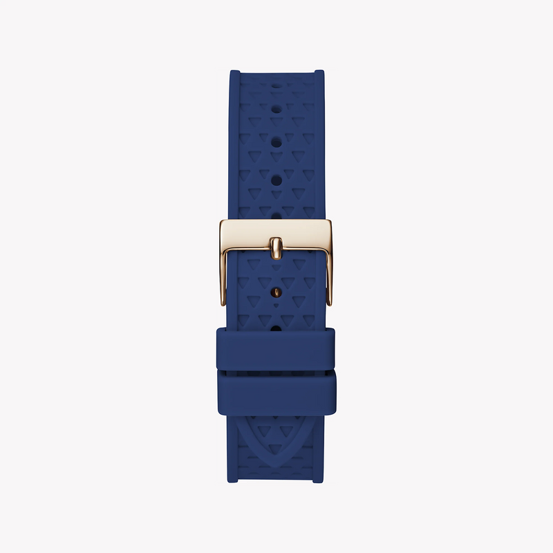 Guess Women's Rose Gold & Blue Silicone Watch | Gw0694l4 by i-watch