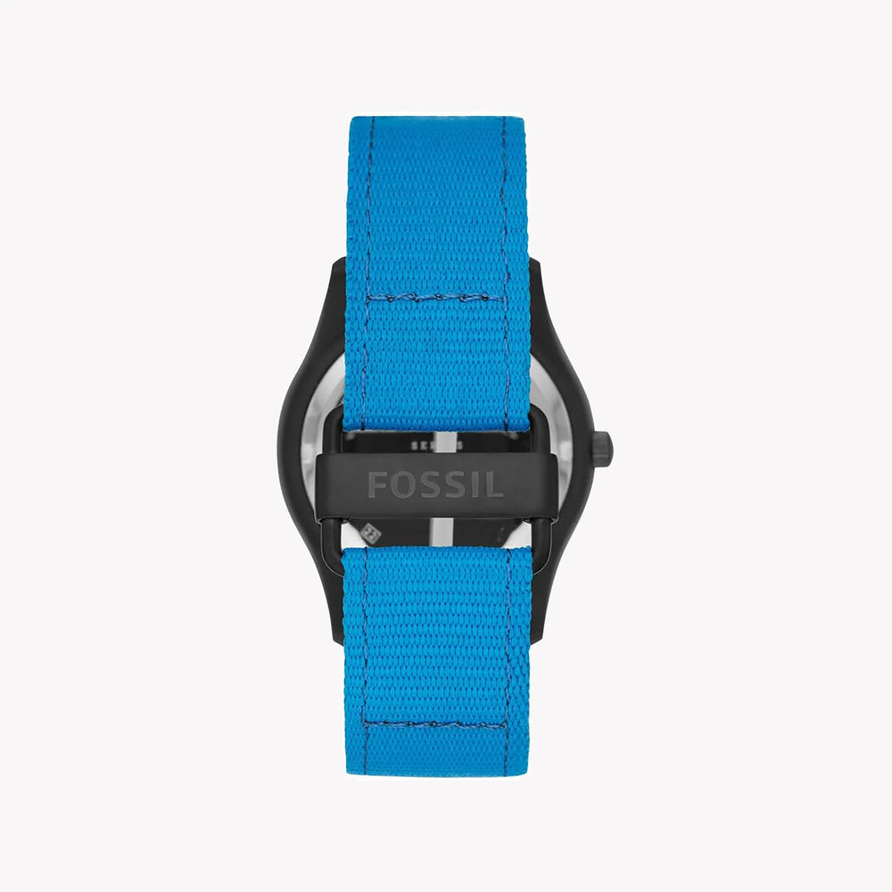 Fossil Men's Black & Blue Watch, Stainless Steel | Le1113 by i-watch