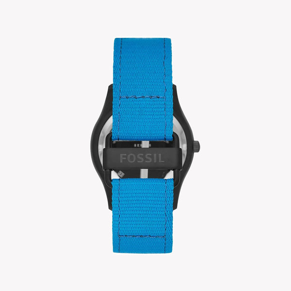 Fossil Men's Black & Blue Watch, Stainless Steel | Le1113 by i-watch