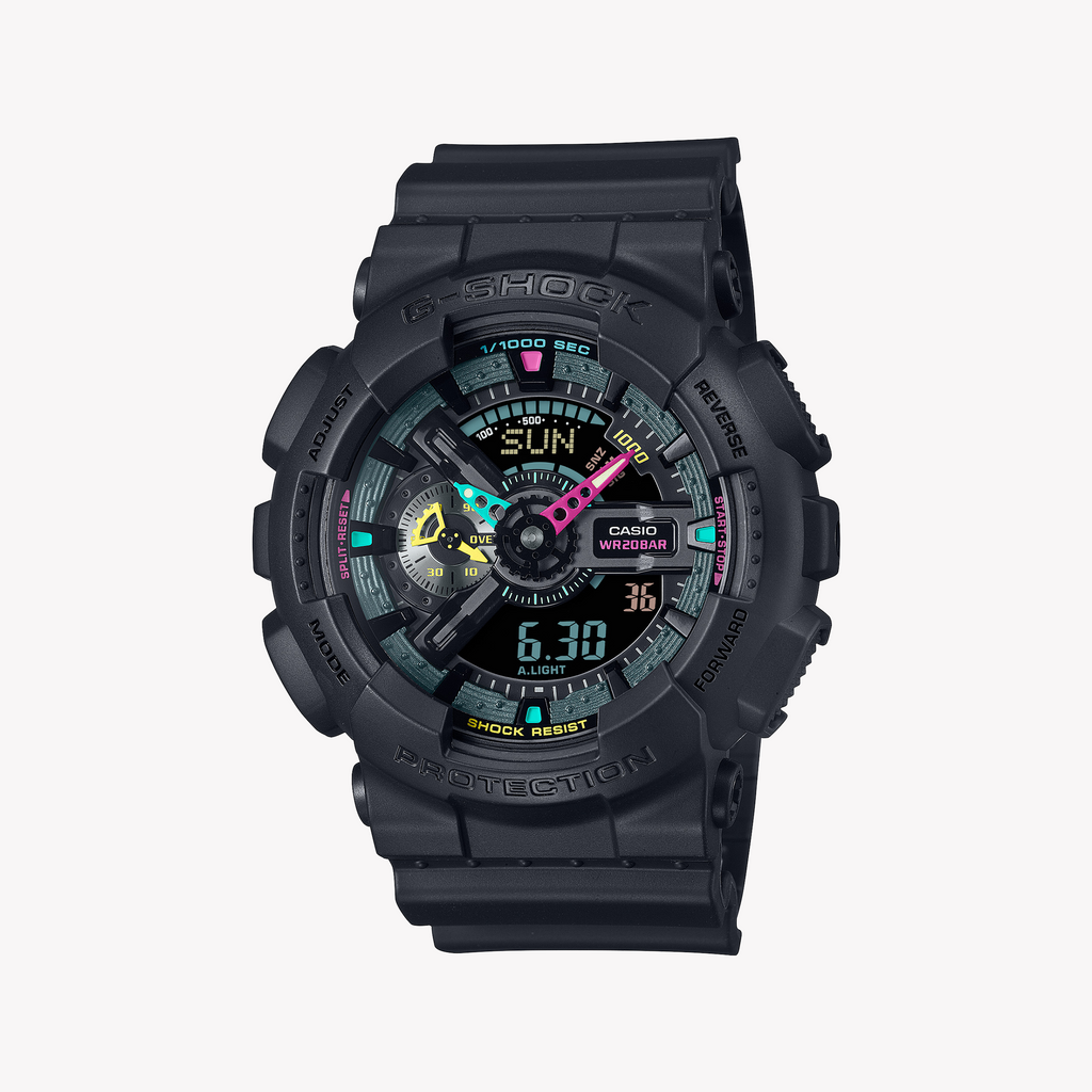 CASIO G-SHOCK GA-110MF-1ADR ADVENTURE READY - MEN'S ALL-BLACK TIMEPIECE FOR ACTIVE LIFESTYLE