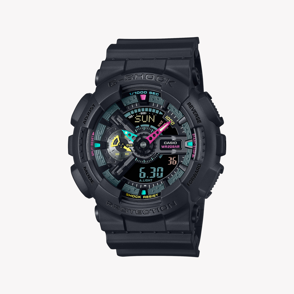 CASIO G-SHOCK GA-110MF-1ADR ADVENTURE READY - MEN'S ALL-BLACK TIMEPIECE FOR ACTIVE LIFESTYLE
