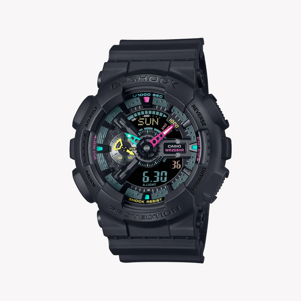 G-Shock Men's Black Resin Watch, Digital Dial | Ga-110mf-1adr by i-watch