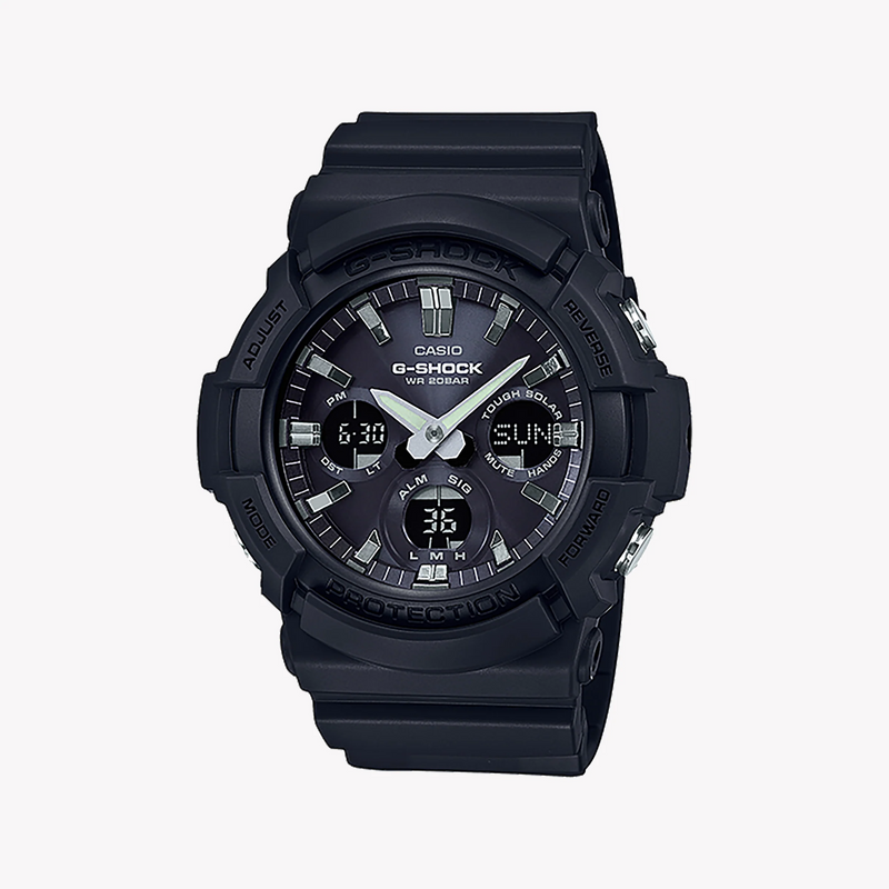G-Shock Gas-100b-1adr: Men's Sporty Elegance - Black Resin Timepiece For Adventure & Style by i-watch