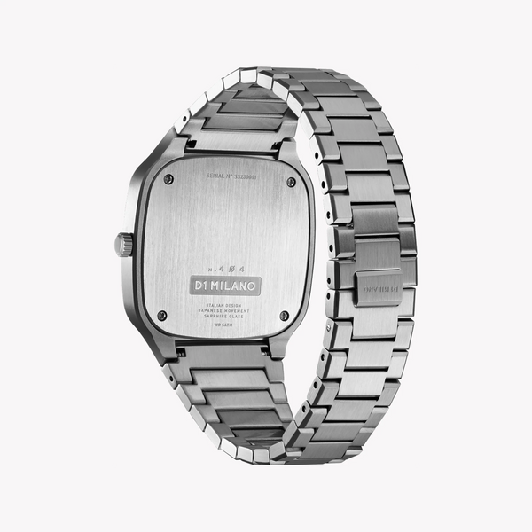 D1 MILANO Men's Silver Stainless Steel, Dark Green Dial | D1-SQBJ06 by i-watch