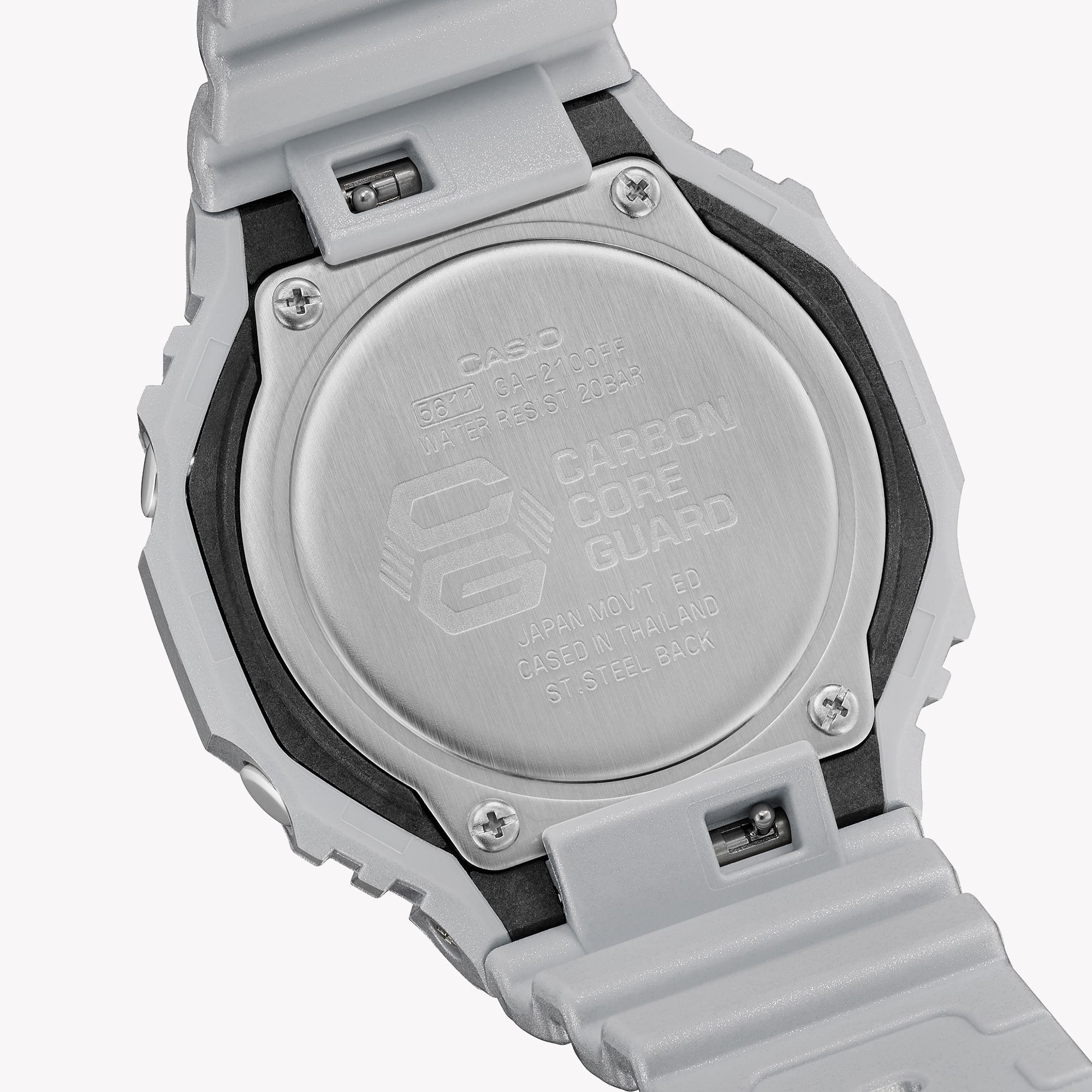 CASIO G-SHOCK GA-2100FF-8ADR - SPORTY METALLIC SILVER UNISEX TIMEPIECE