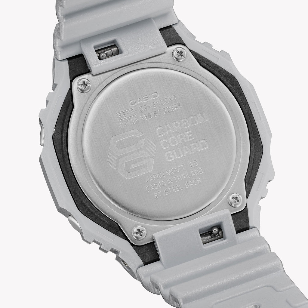 CASIO G-SHOCK GA-2100FF-8ADR - SPORTY METALLIC SILVER UNISEX TIMEPIECE-i-Watch-5