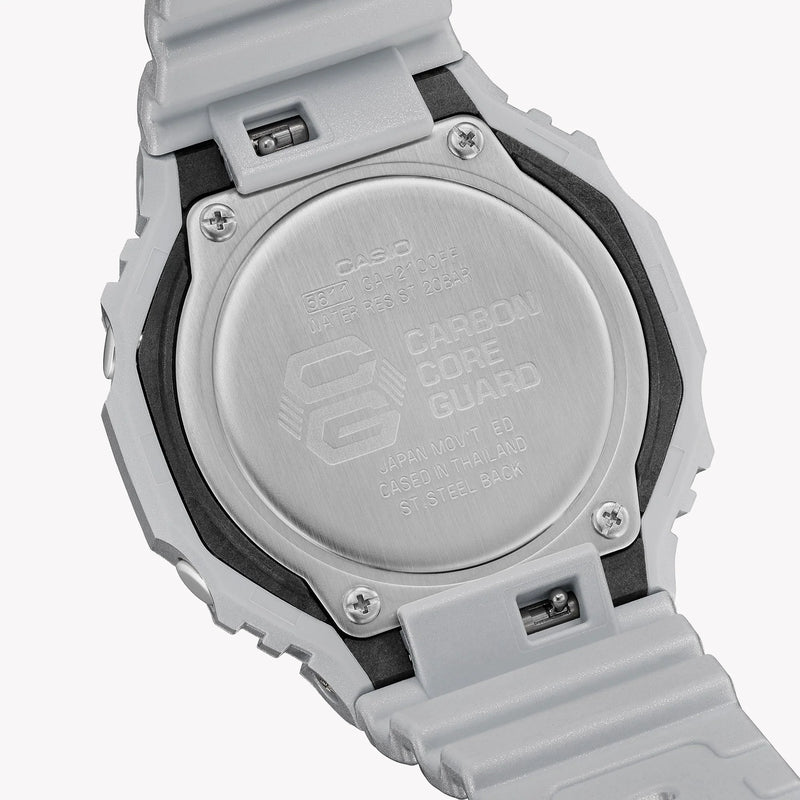 G-Shock Men's Silver Resin Watch, Sporty Style | Ga-2100ff-8adr by i-watch