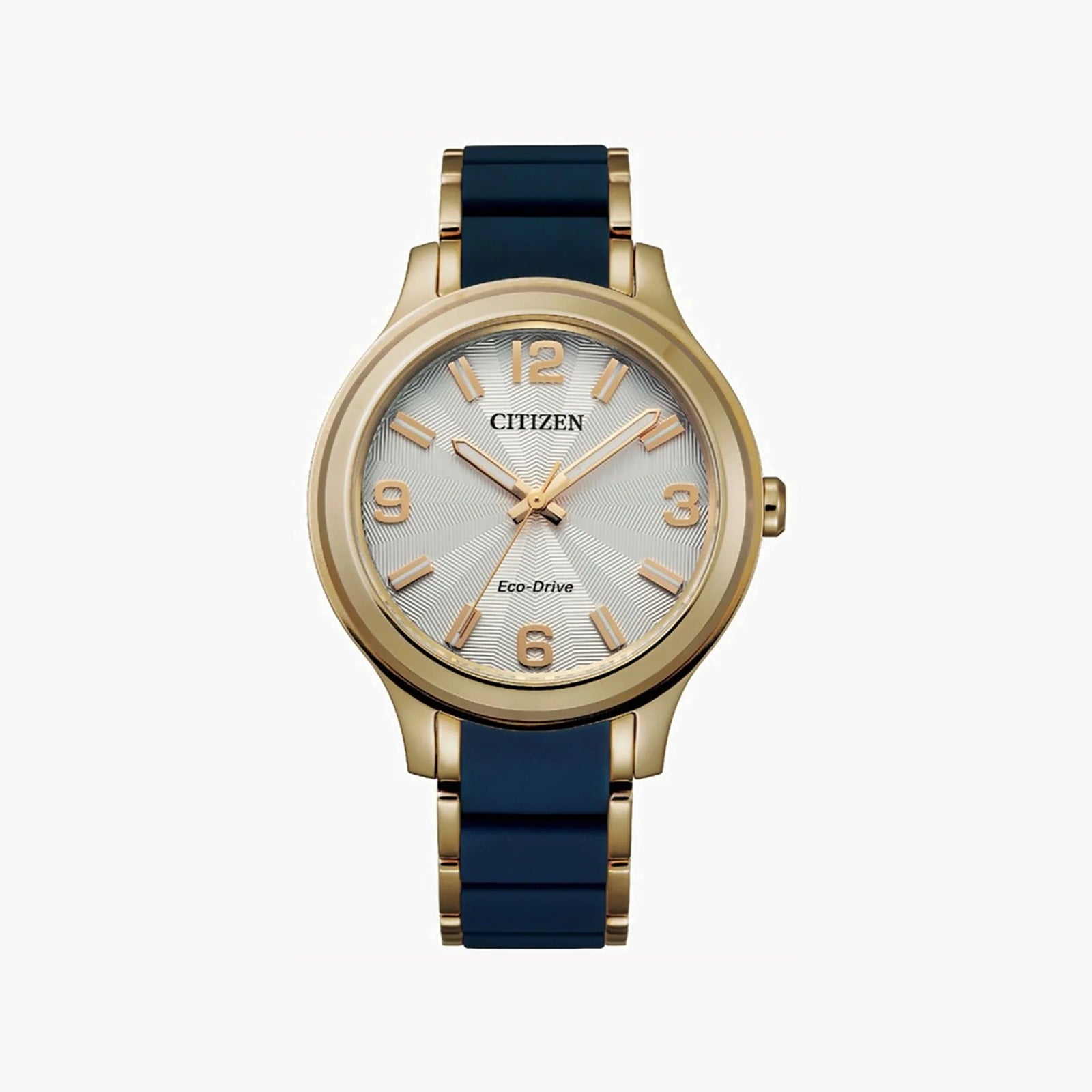 Citizen Fe7078-93a - Charming Precision Serie Women's Watch With Gold Case And Blue Band by i-watch