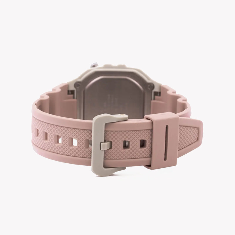 Casio Unisex Beige Resin Watch, Digital Display | W-218hc-4a2 by i-watch