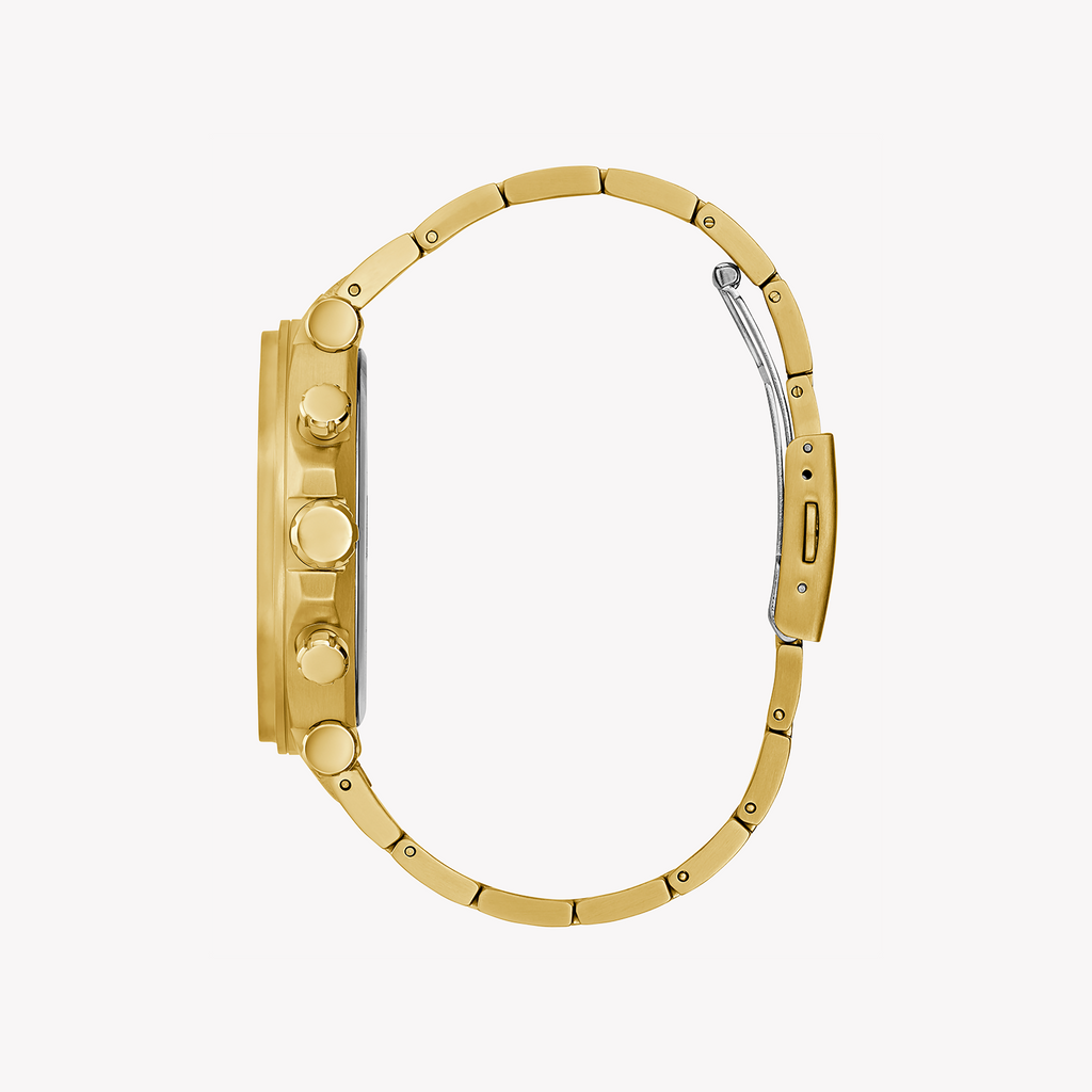 GUESS GW0539G2 BOLD GOLD ELEGANCE - Men's Stainless Steel Watch with Striking Black Dial-i-Watch-2