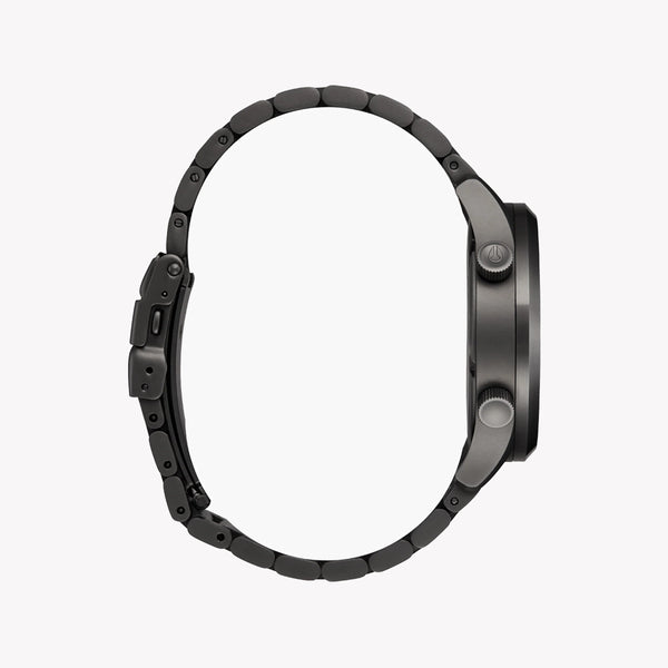 Nixon Men's Black Stainless Steel Watch, Green Dial | A1422-5290 by i-watch